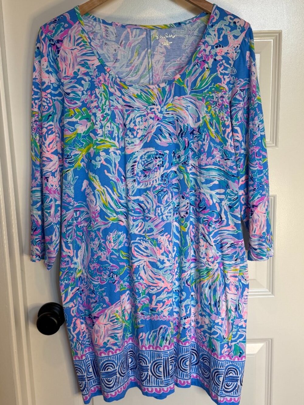 Lilly Pulitzer Beacon Cotton Knit Dress - XL